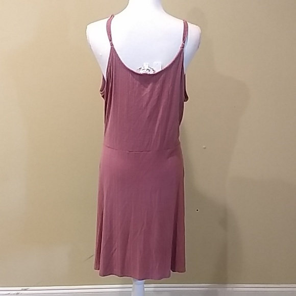 Dusty Rose colored slip dress, XL - Picture 3 of 4